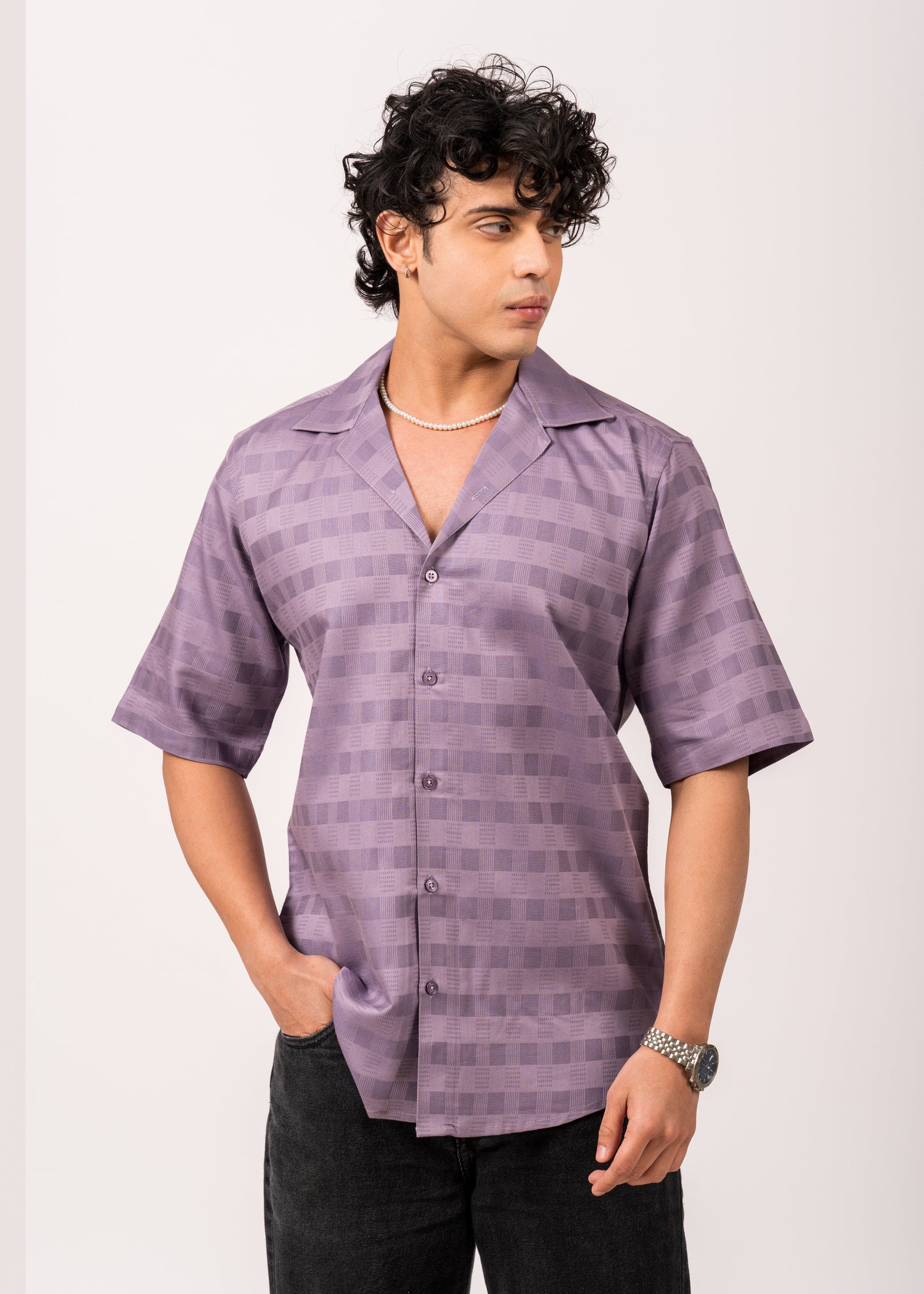 Lavender Drift Relaxed Shirt