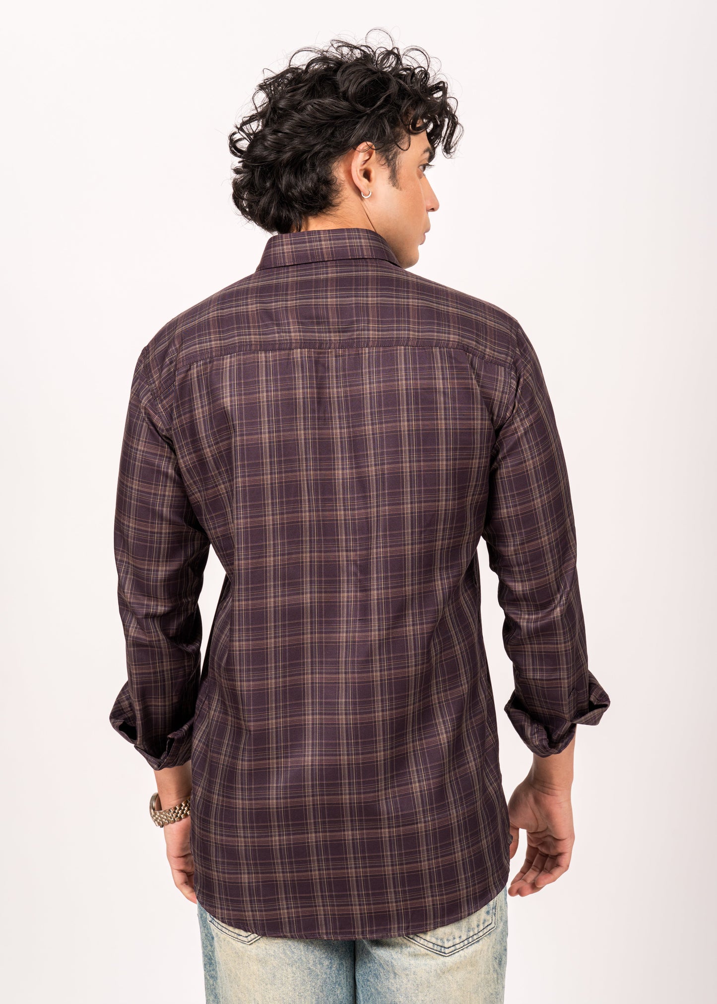 Midnight Plum Check Shirt