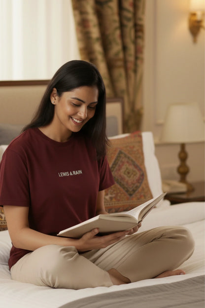 Maroon Daydream Tee