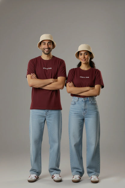 Maroon Daydream Tee