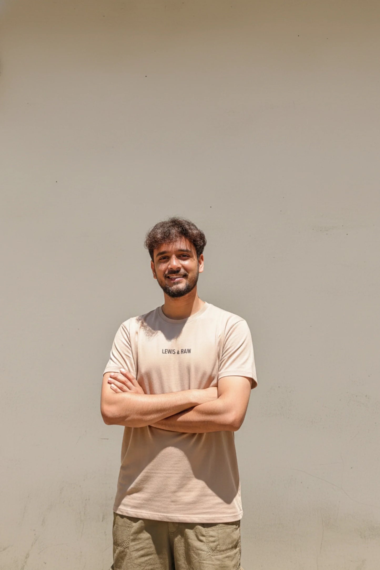Beige Dayfold Tee