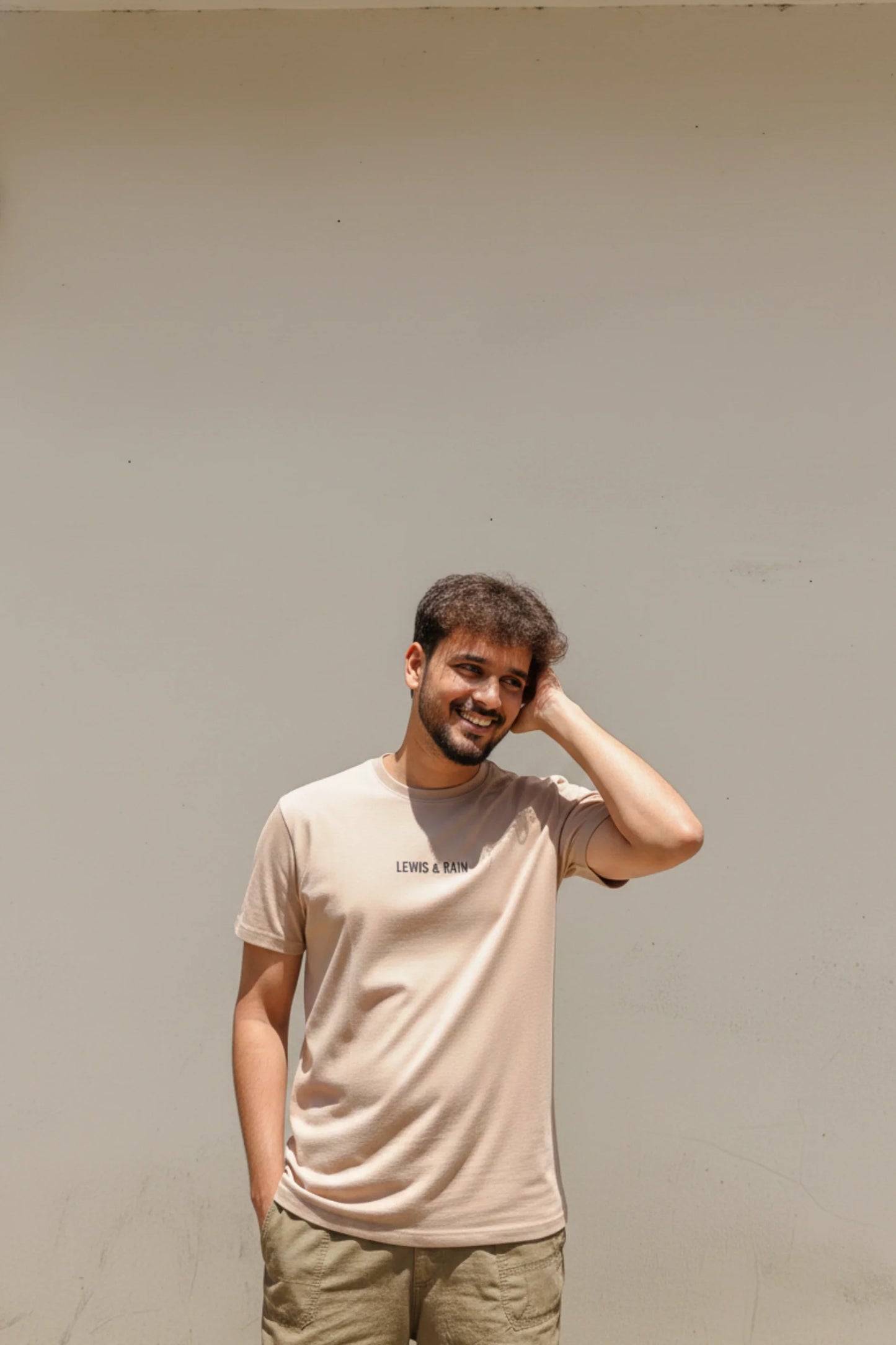 Beige Dayfold Tee