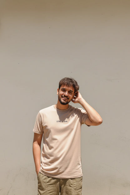 Beige Dayfold Tee