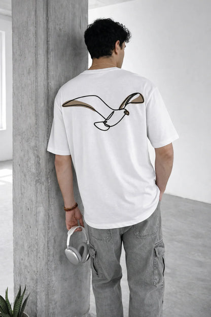 Flying Bird Oversized Tee