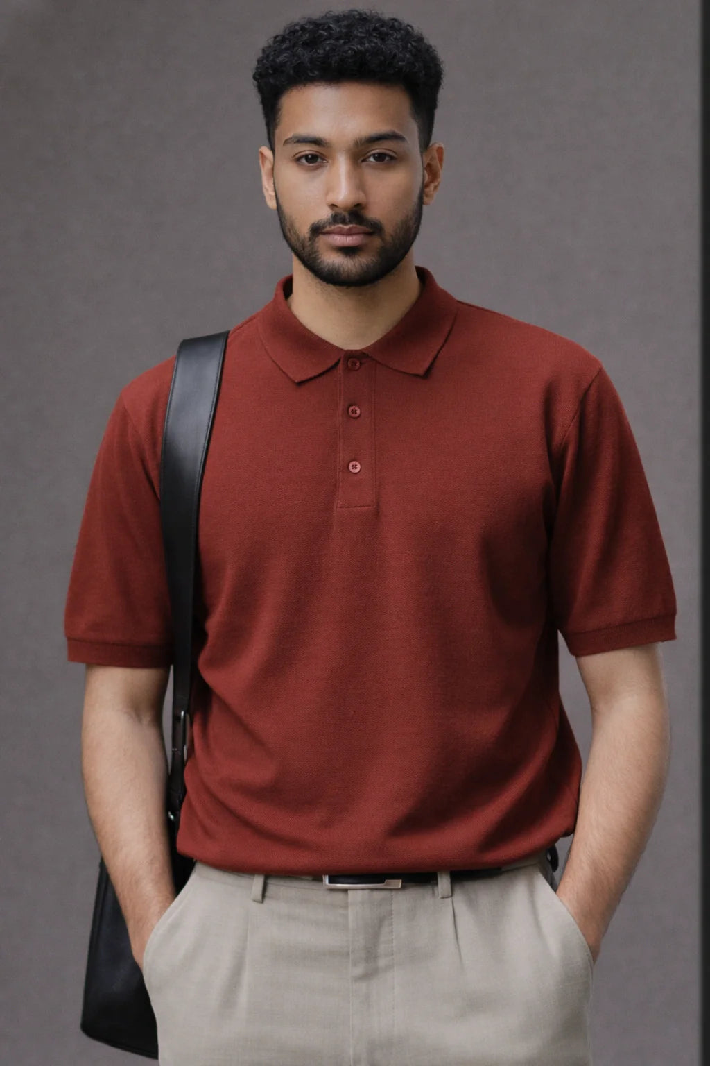 Brick Red Polo