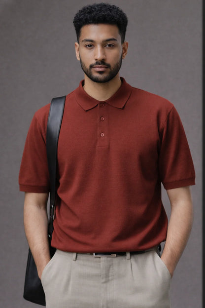 Brick Red Polo