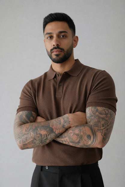 Coffee Brown Polo