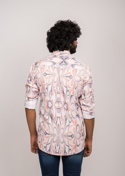 Pastel Flow Printed Shirt