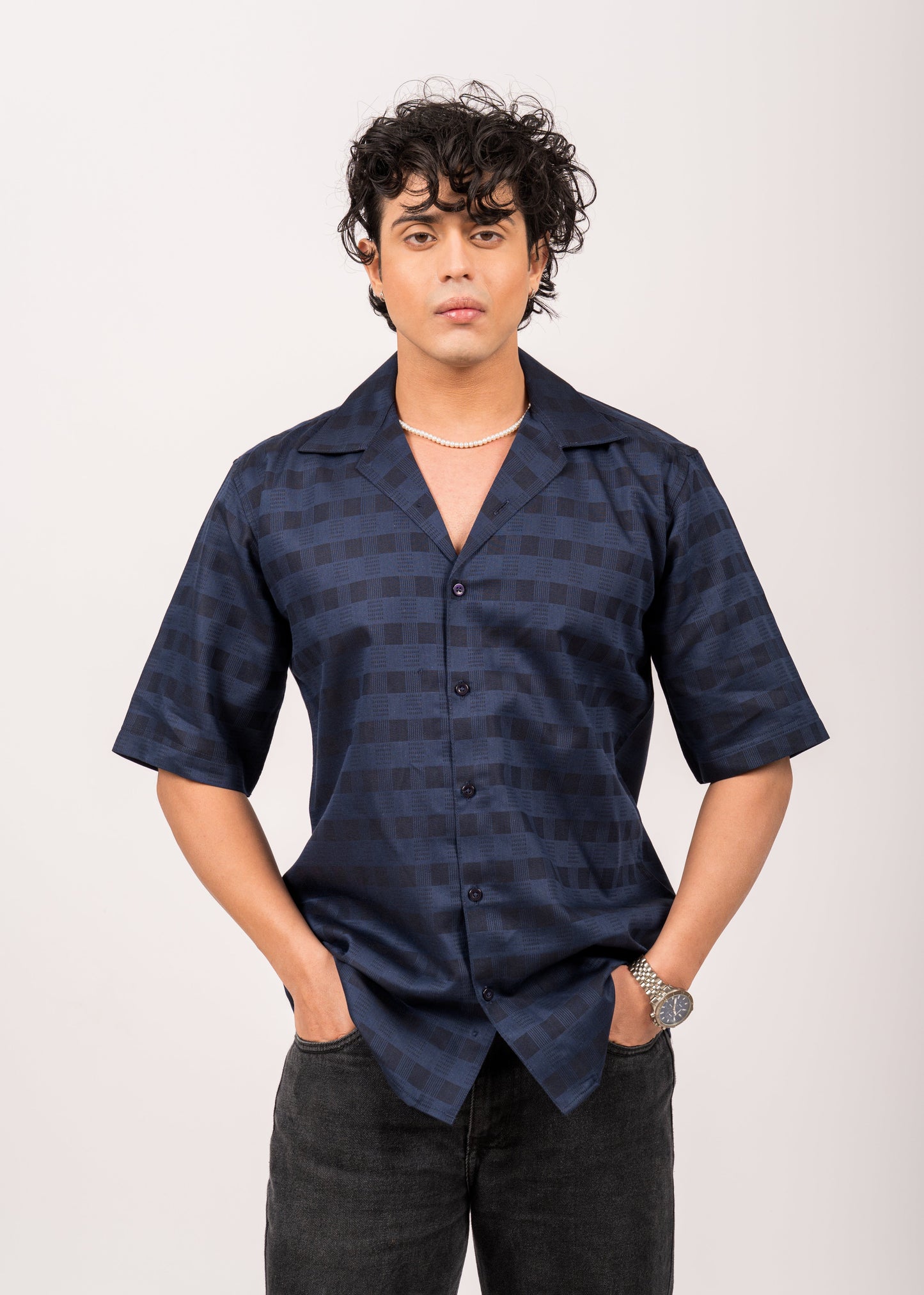Midnight Navy Relaxed Shirt