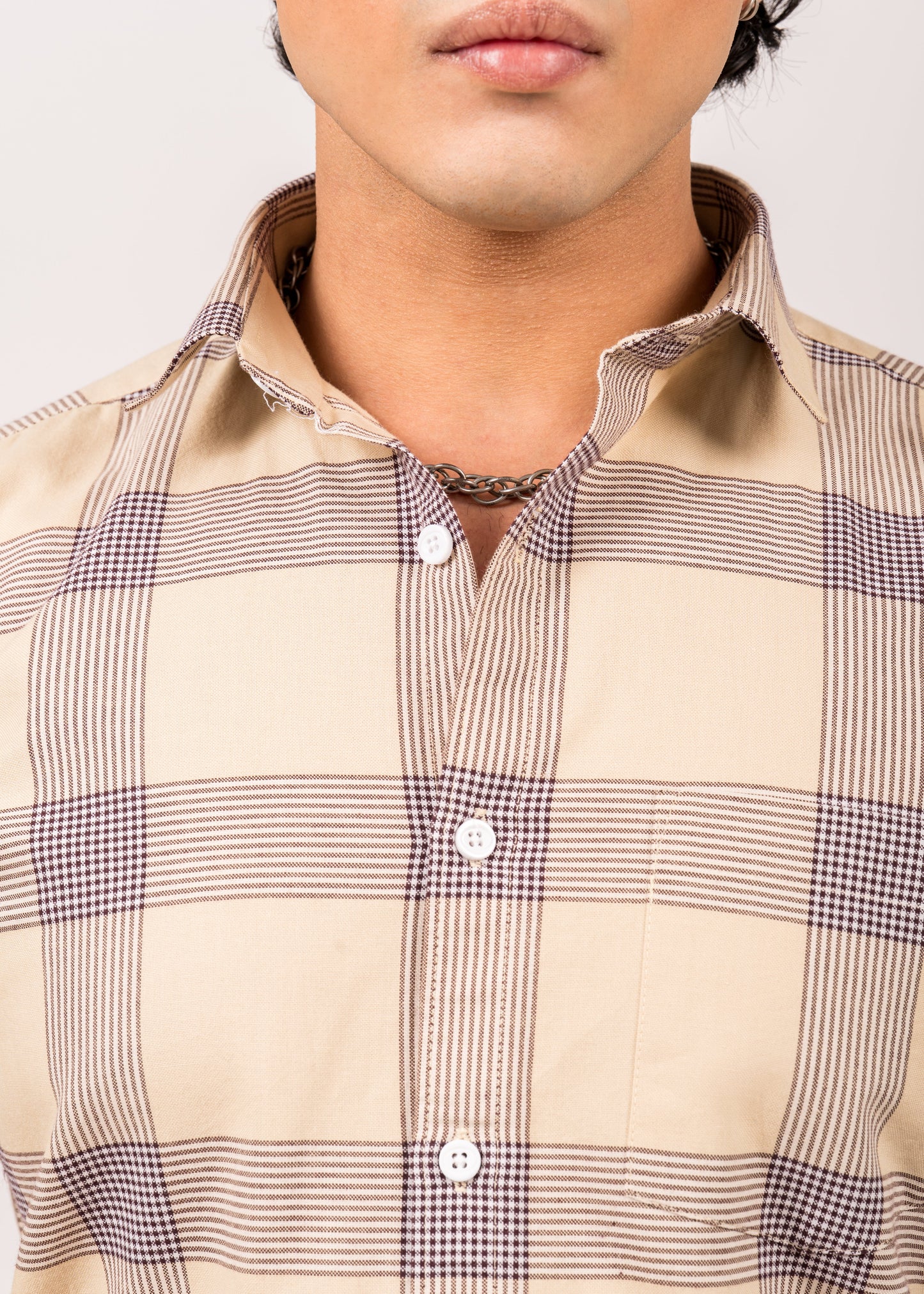 Men’s Sandstone Check Shirt