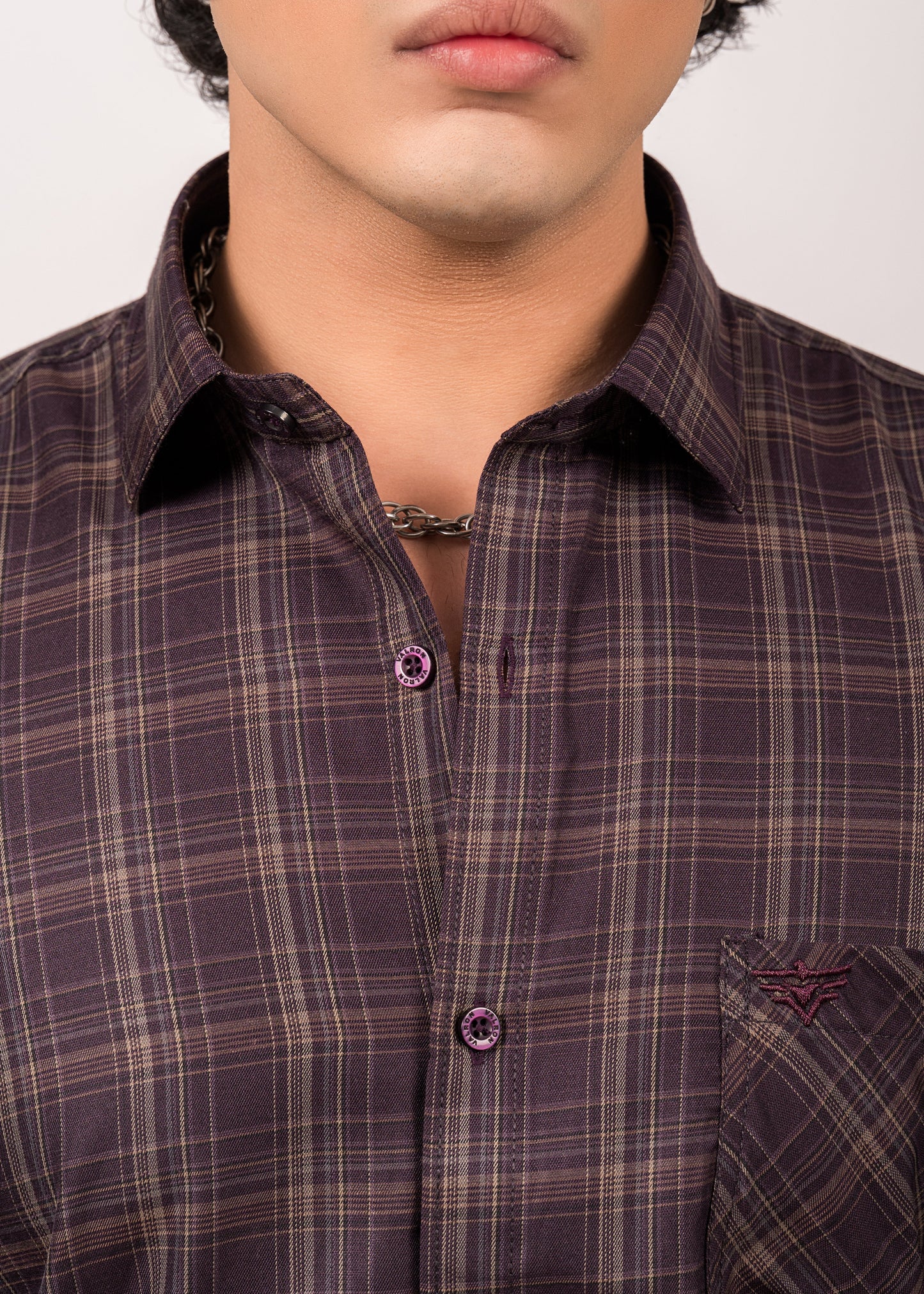 Midnight Plum Check Shirt